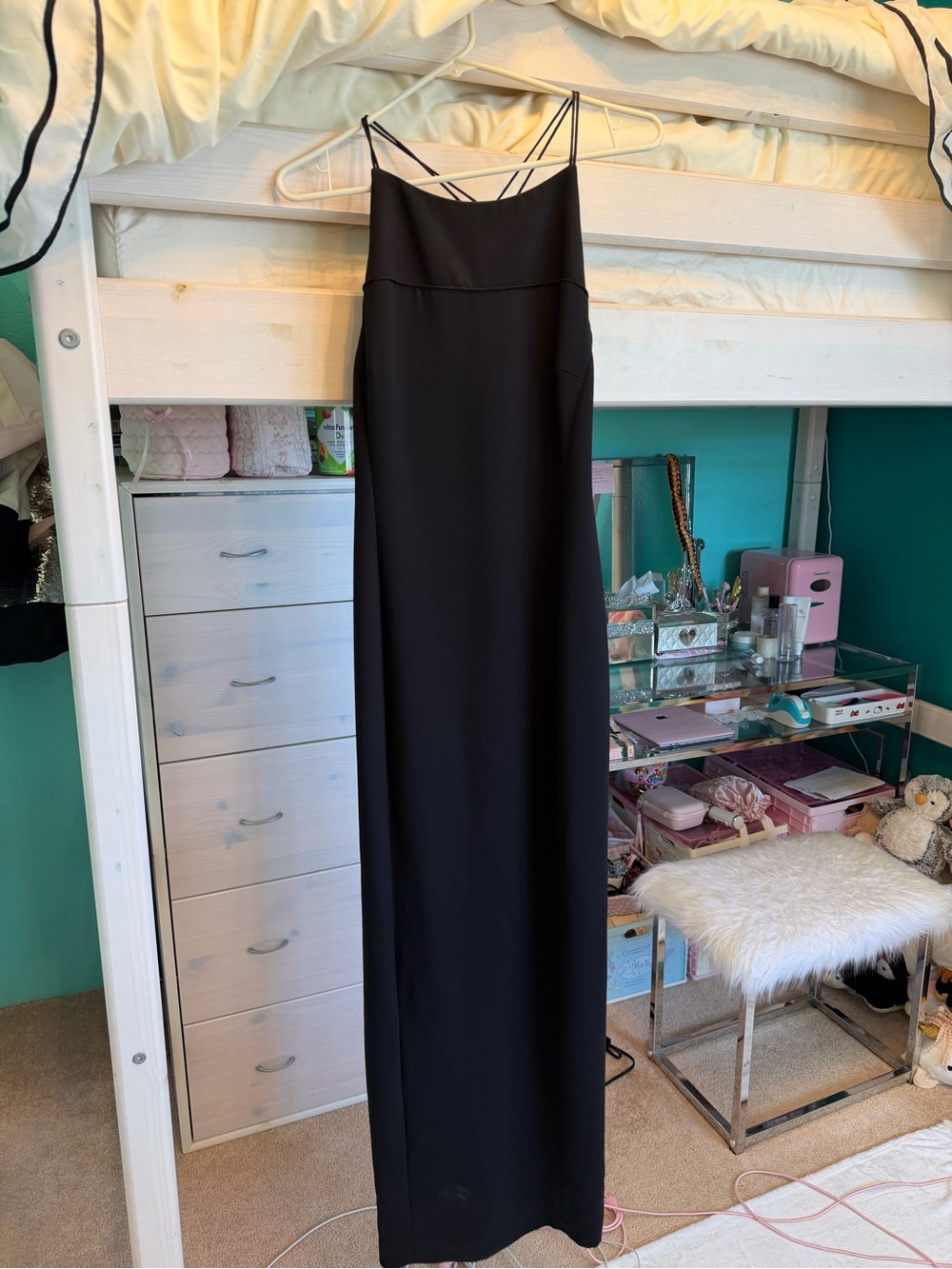Jones New York Black Strappy Maxi Dress